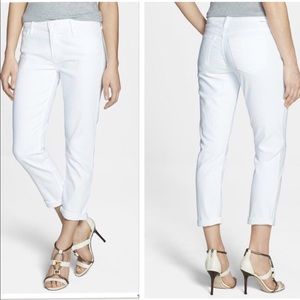 ⭐️MOTHER White The Dropout Denim Crop Jean in Mirror Mirror Size 30⭐️